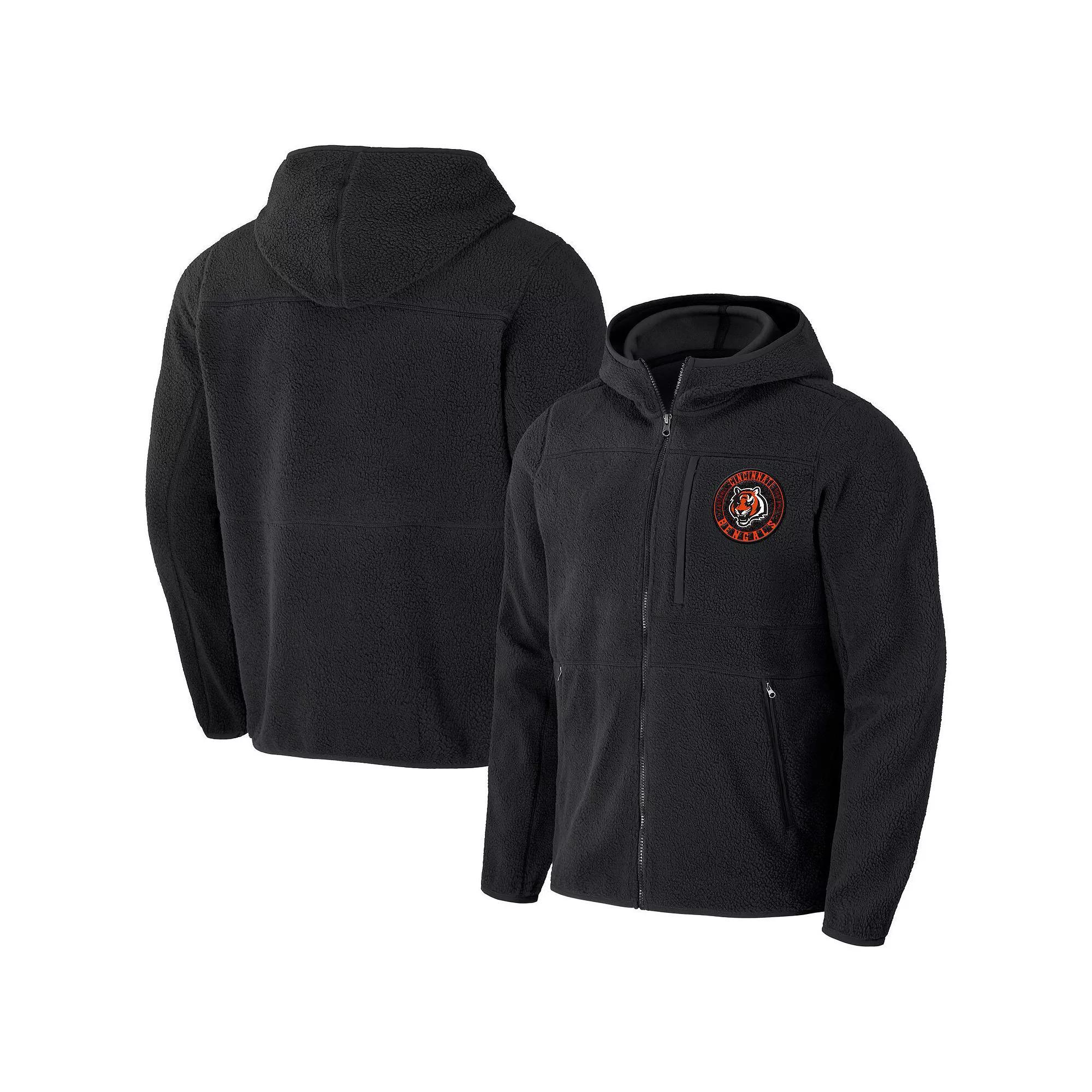 Men's NFL x Darius Rucker Collection by Fanatics  Black Minnesota Vikings Sherpa Full-Zip Hoodie, Size: Medium Product Image