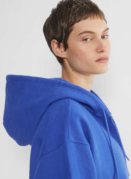 Baggy Cinch Zip-Up Hoodie Product Image