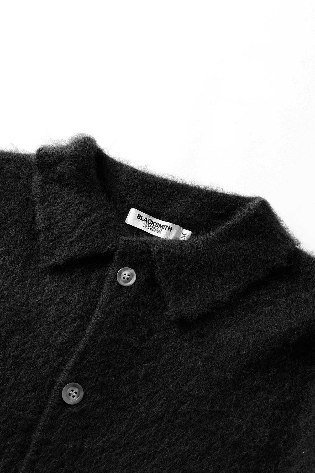 Blacksmith - Mohair Cardigan - Black Product Image