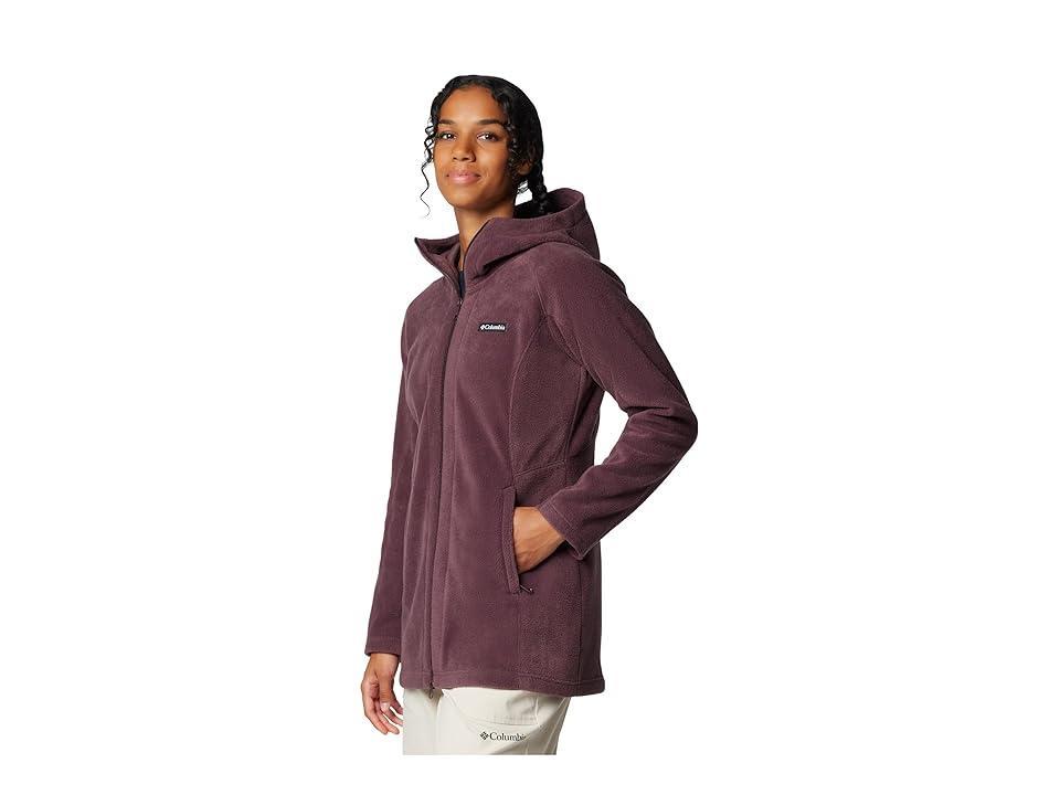 Women's Columbia Benton Long Fleece Hoodie, Size: Medium, Moonvista Product Image