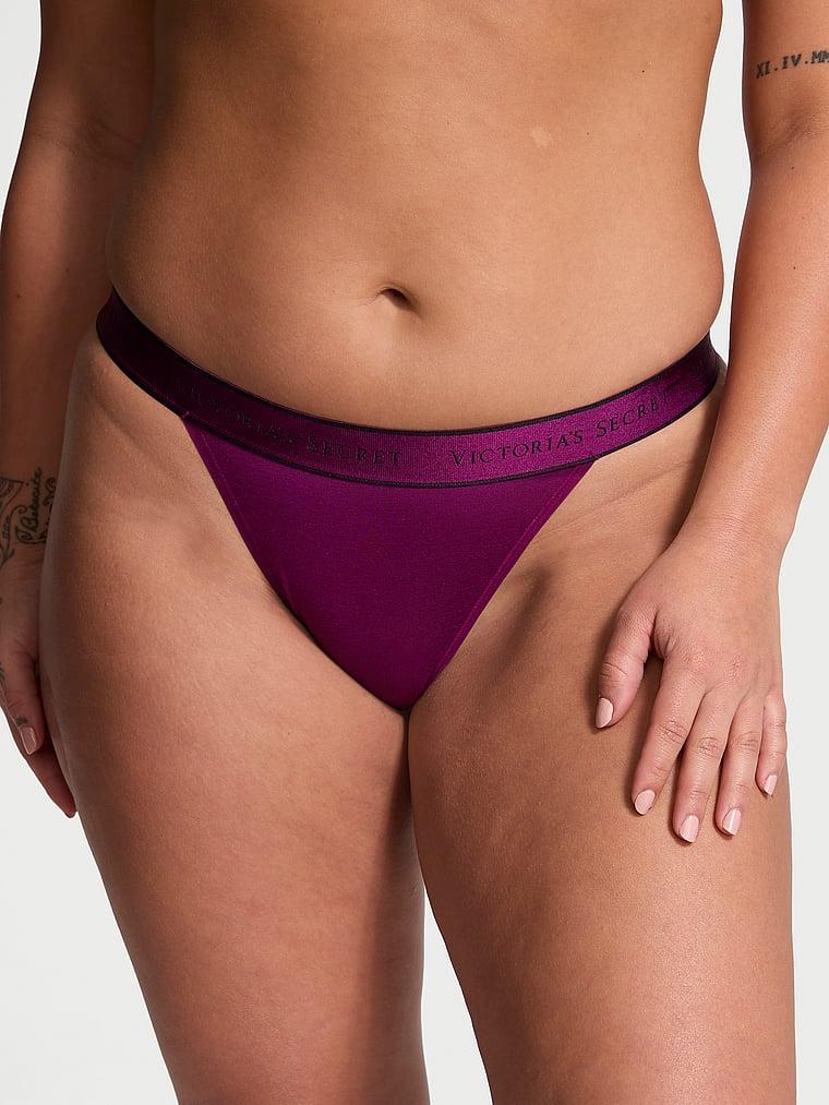 Logo Cotton Tanga Panty Product Image
