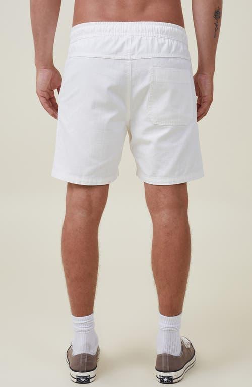 Cotton On Men's Easy Short in White Texture at Nordstrom, Size Medium Product Image
