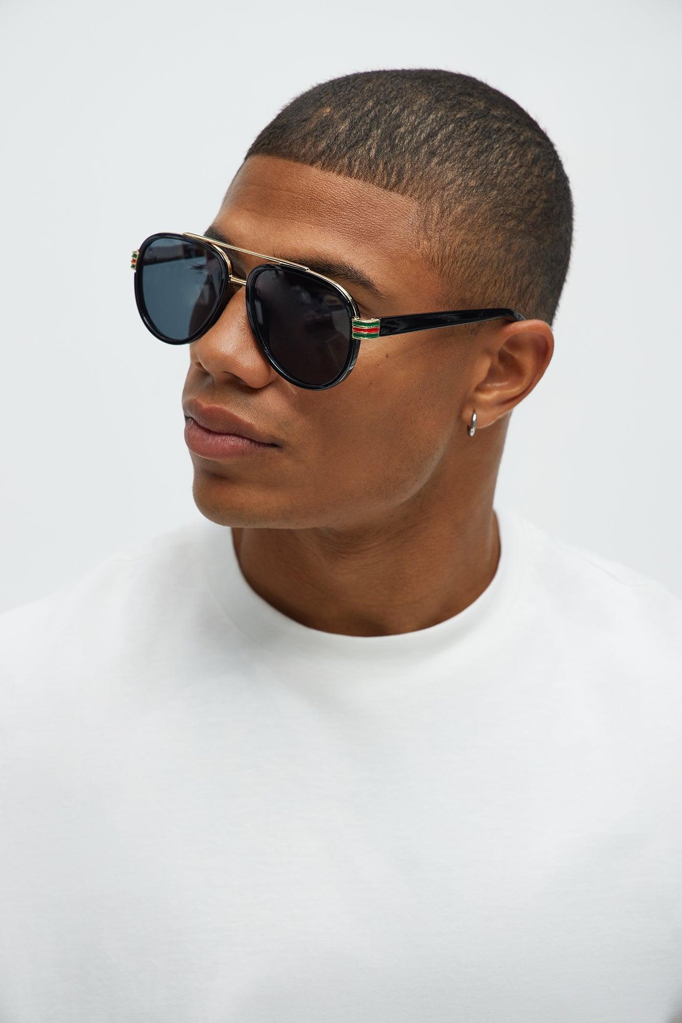 Tegmine Mens Sunglasses - Black/Smoke Male Product Image