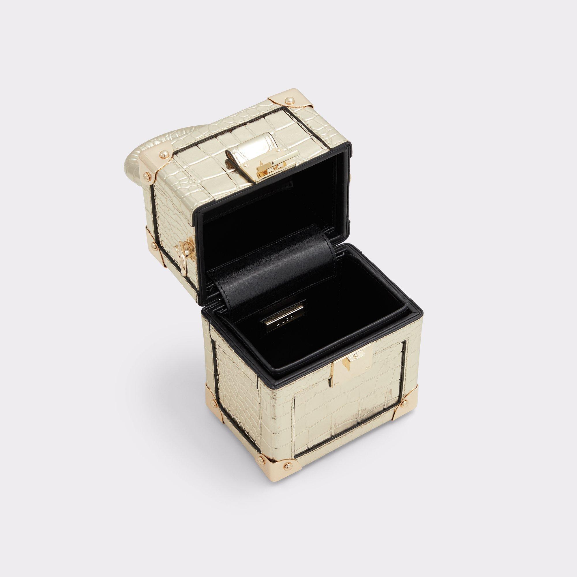 ALDO Zephyrinex - Women's Top Handle Handbag - Gold Product Image