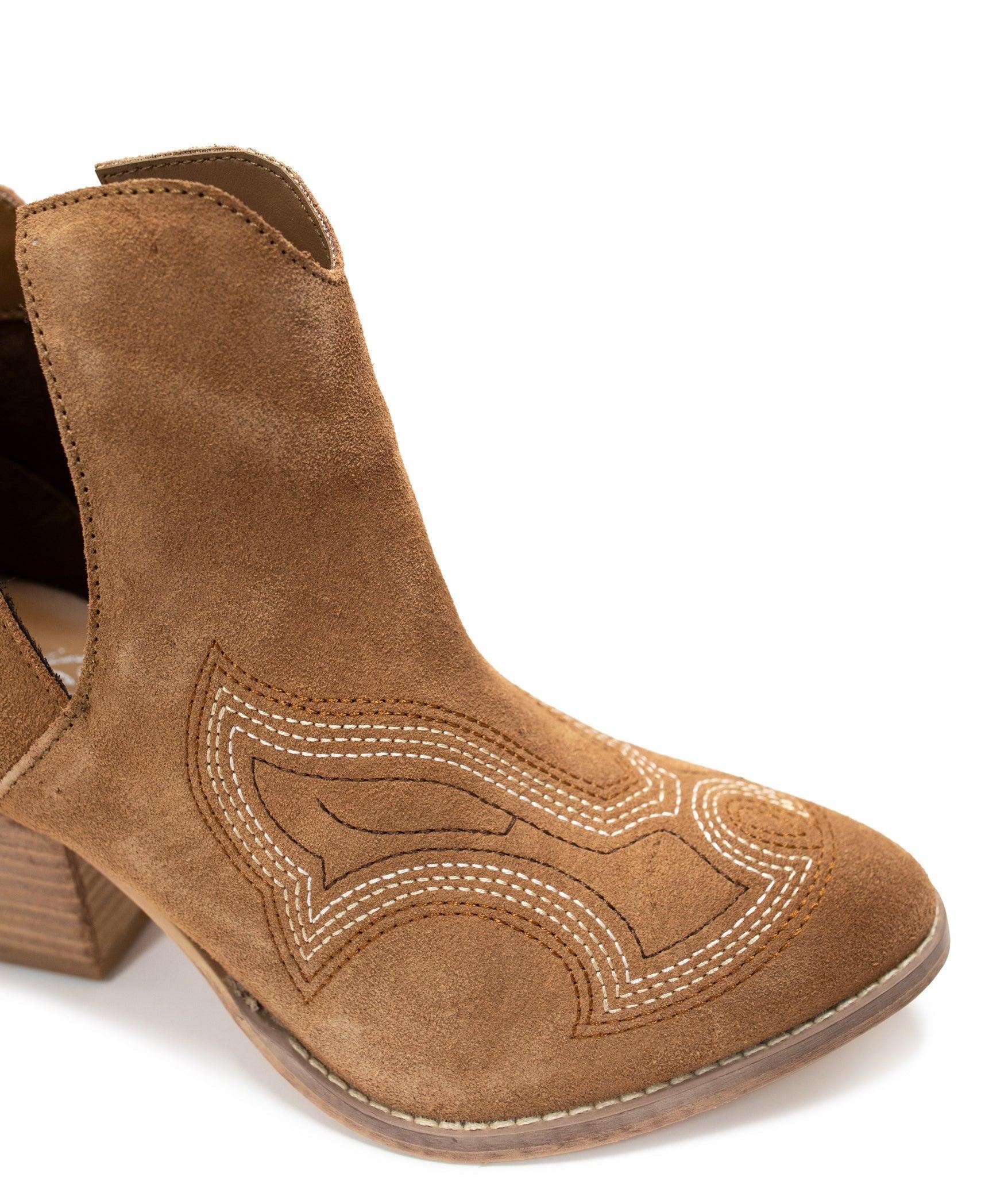 Journee Ankle Boots in Magenta (Online Exclusive) Product Image