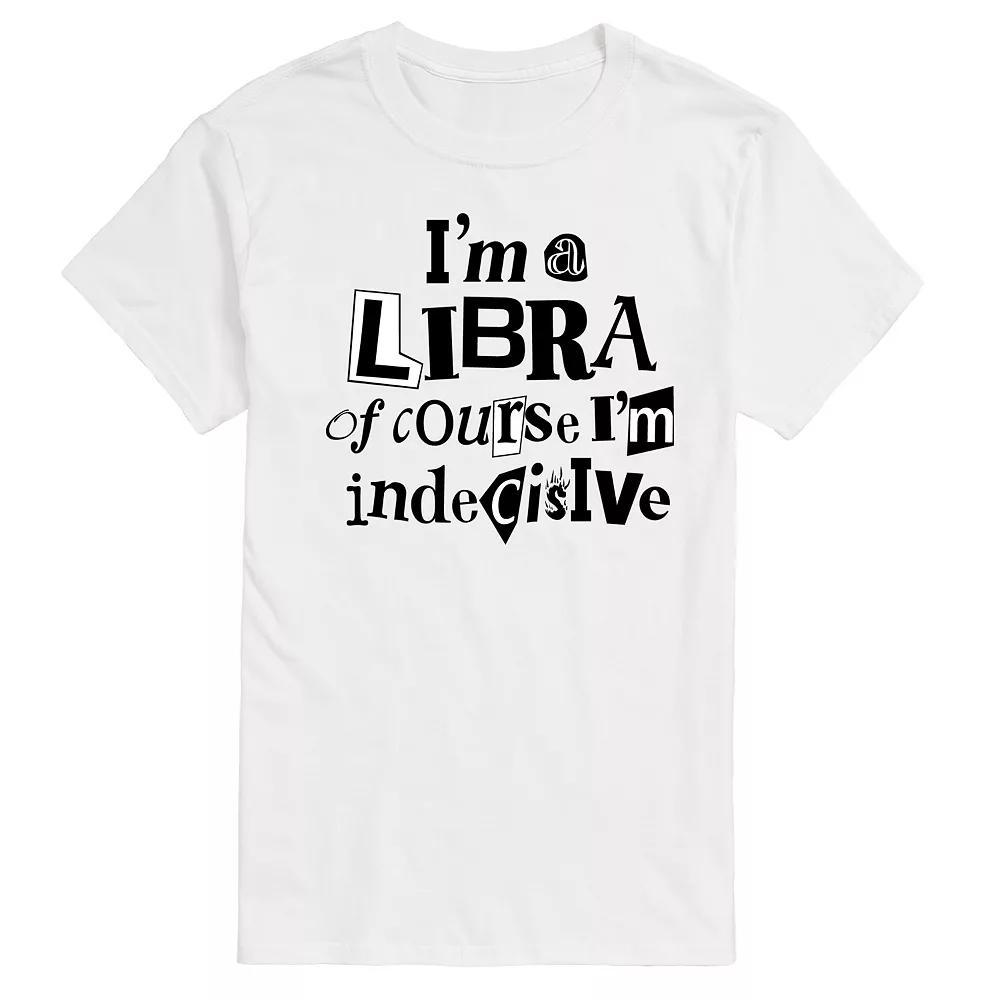 Mens Libra Indecisive Graphic Tee Ivory Product Image