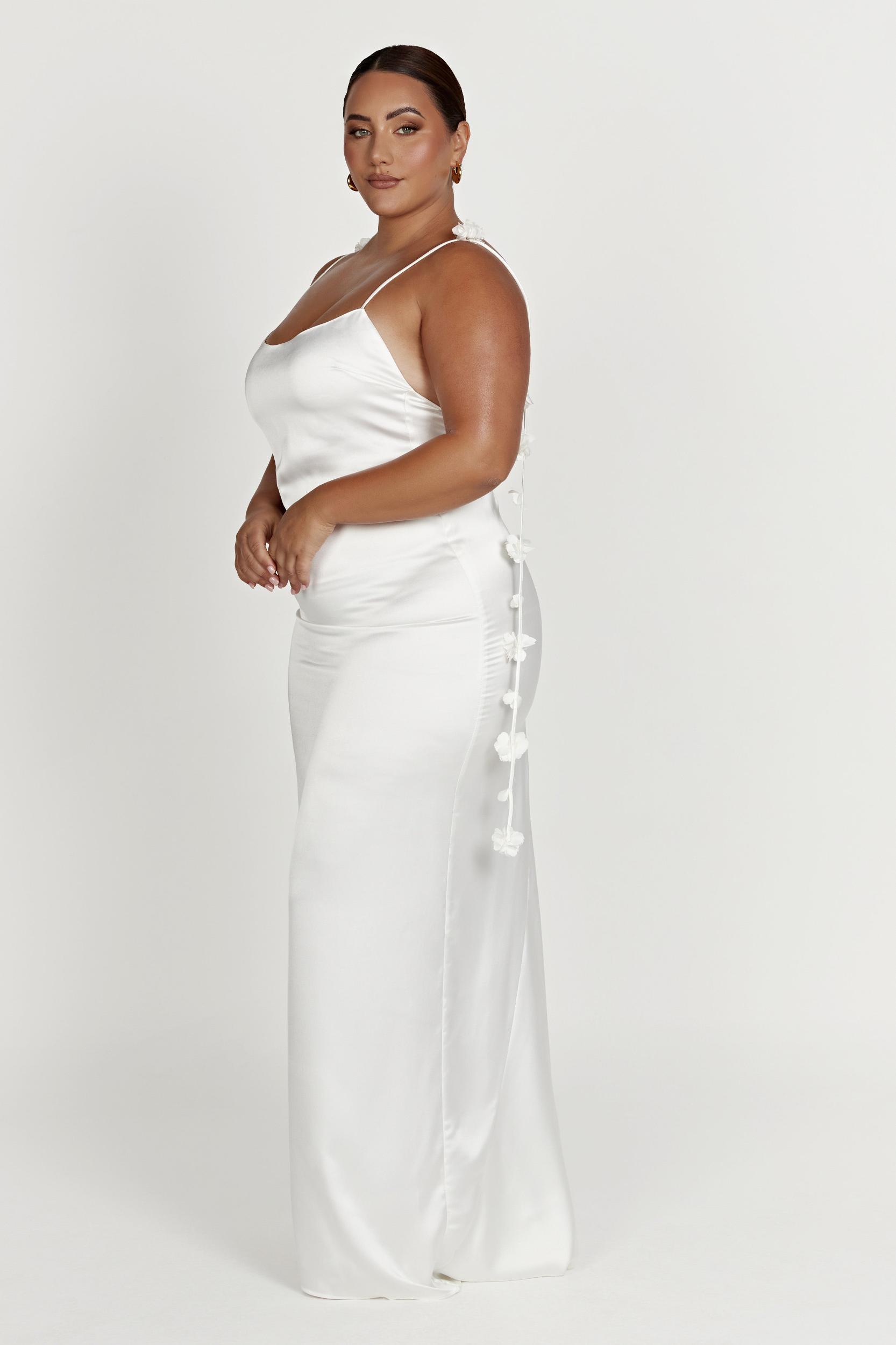 Elenora Rose Gown - White Product Image