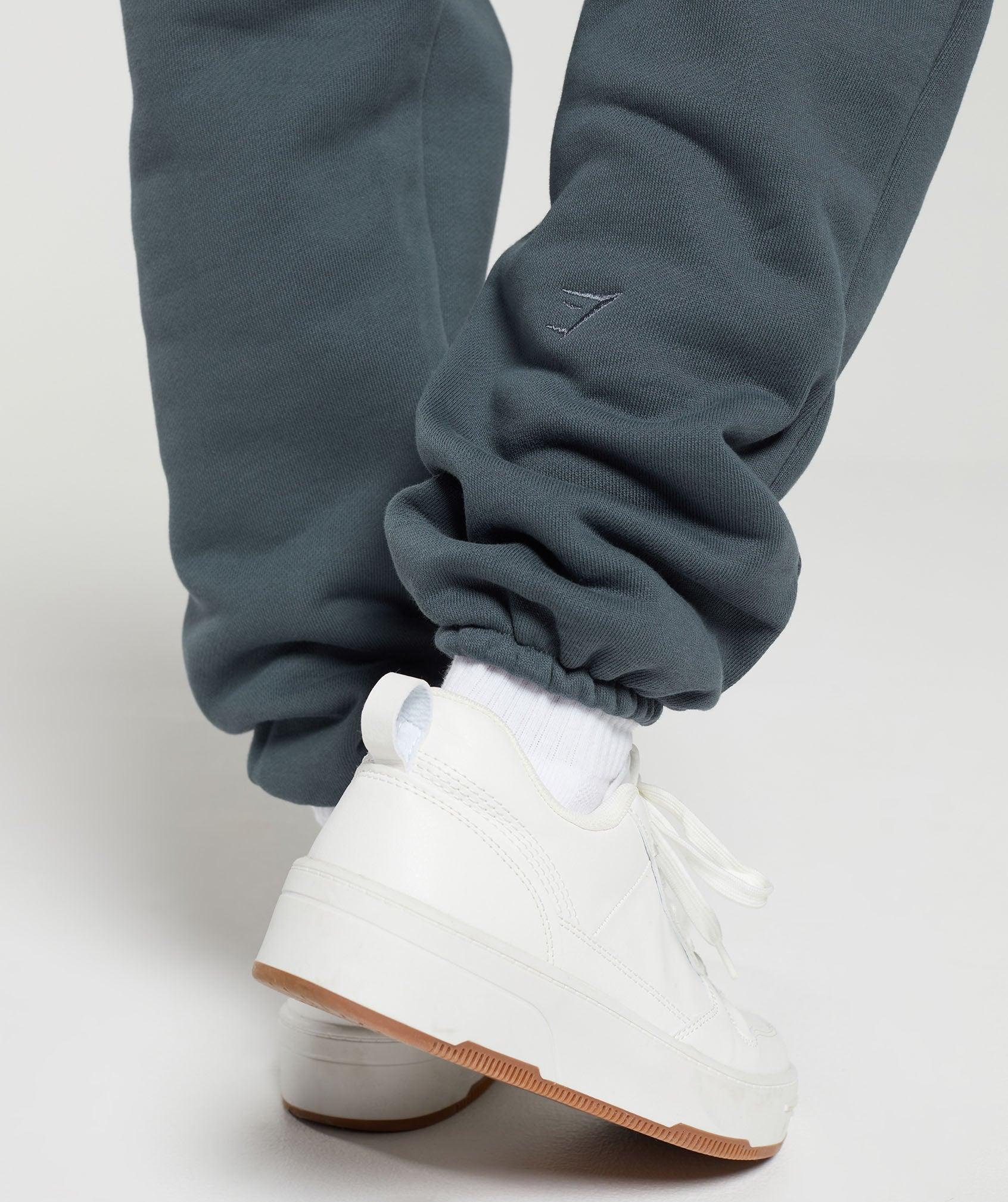 Gymshark Heavyweight Loopback Sweat Joggers - Titanium Blue Female Product Image