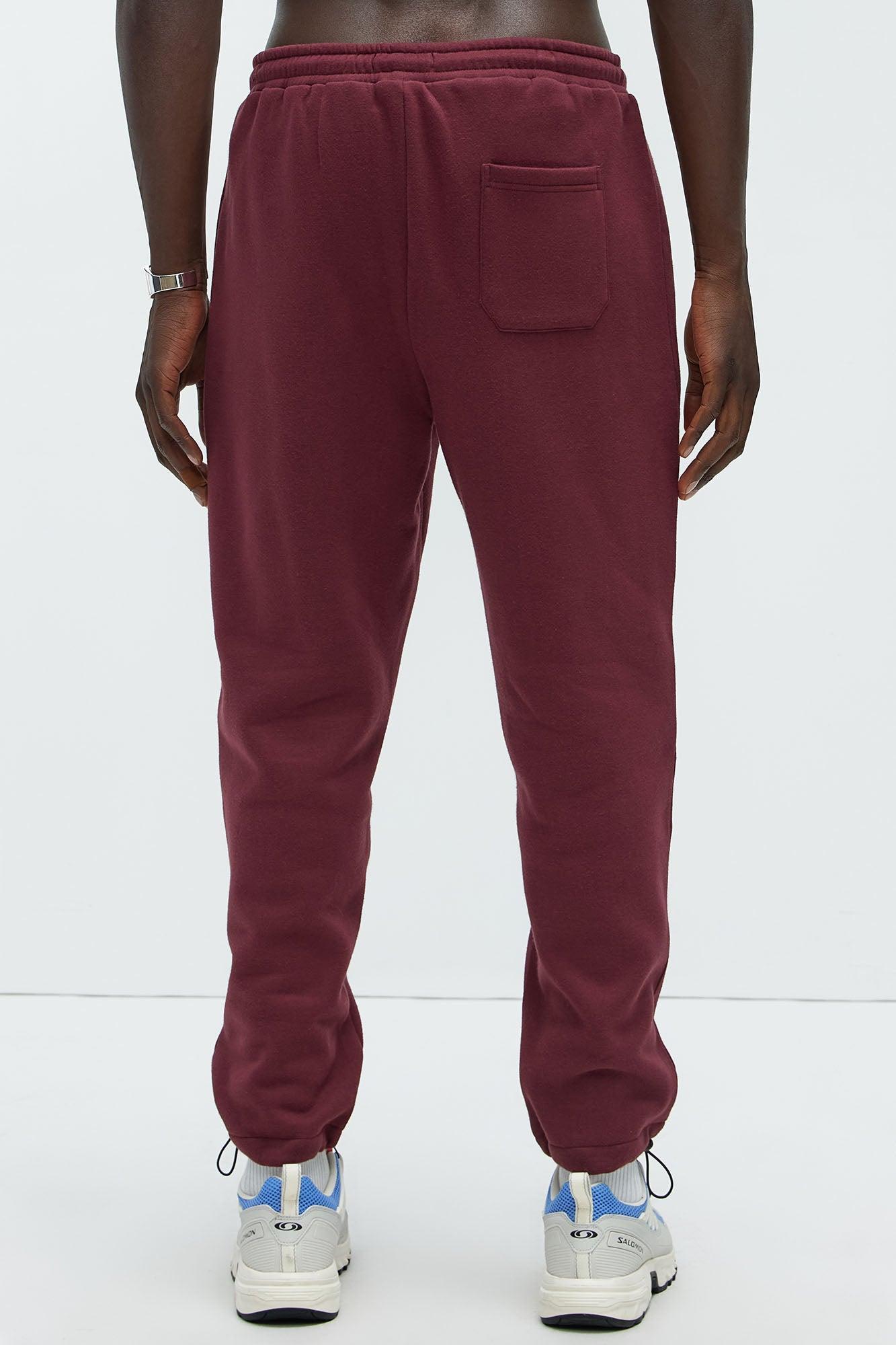 4 Star Champion Sweatpants - Burgundy Product Image