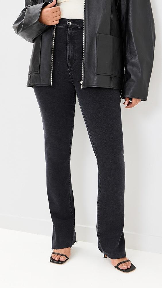 Favorite Daughter Valentina Super High Rise Tower Jeans with Slit Hem | Shopbop Product Image