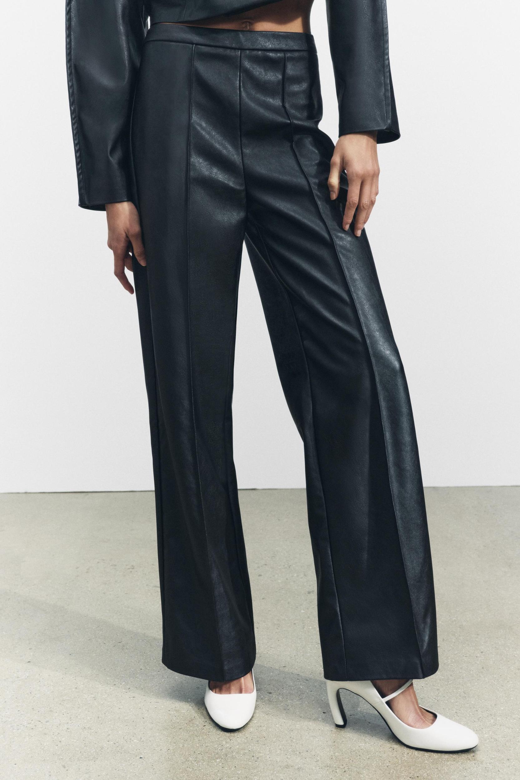 FAUX LEATHER PANTS Product Image