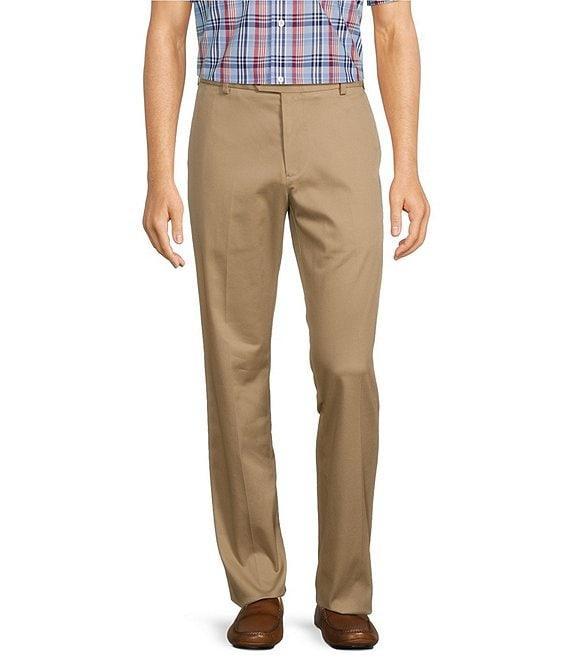 Roundtree & Yorke TravelSmart Ultimate Performance Classic Straight Fit Flat Front Non-Iron Chino Pants Product Image