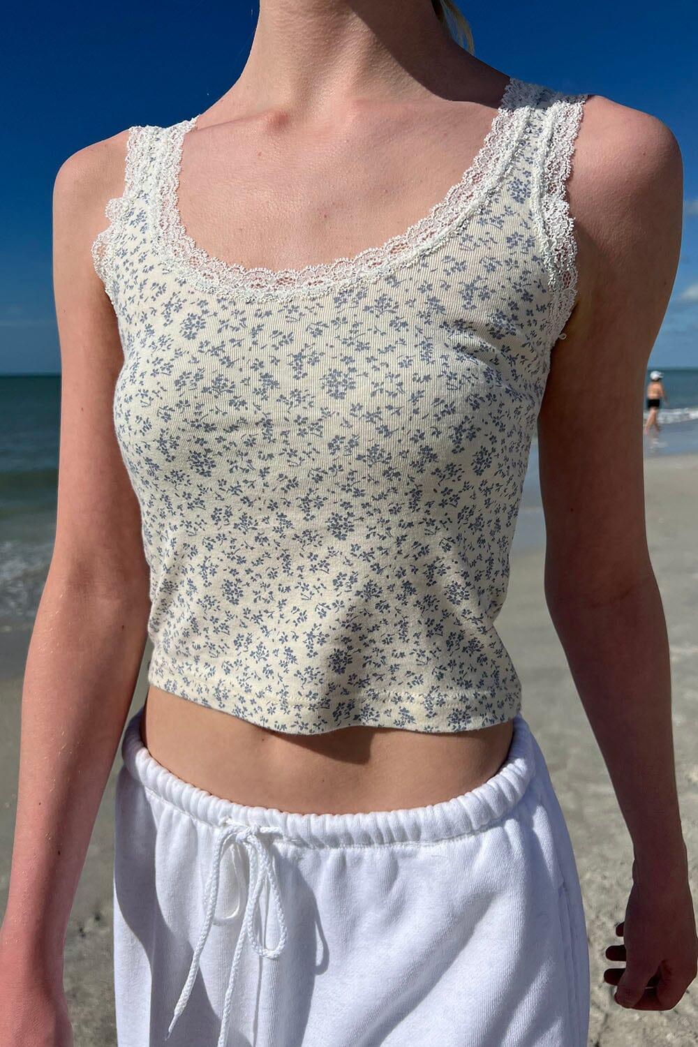 Ronnie Floral Lace Tank Product Image