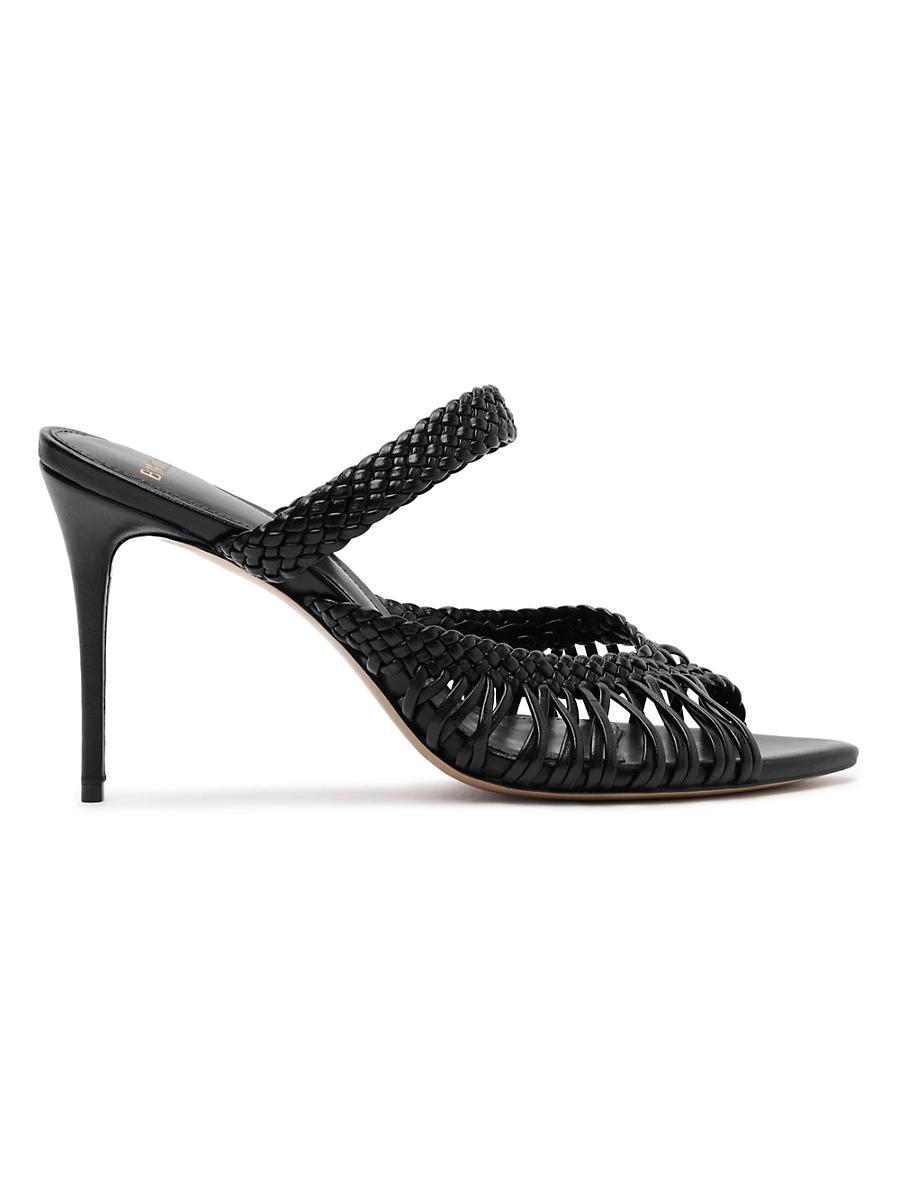 Womens Agatha 85MM Braided Leather Sandals Product Image