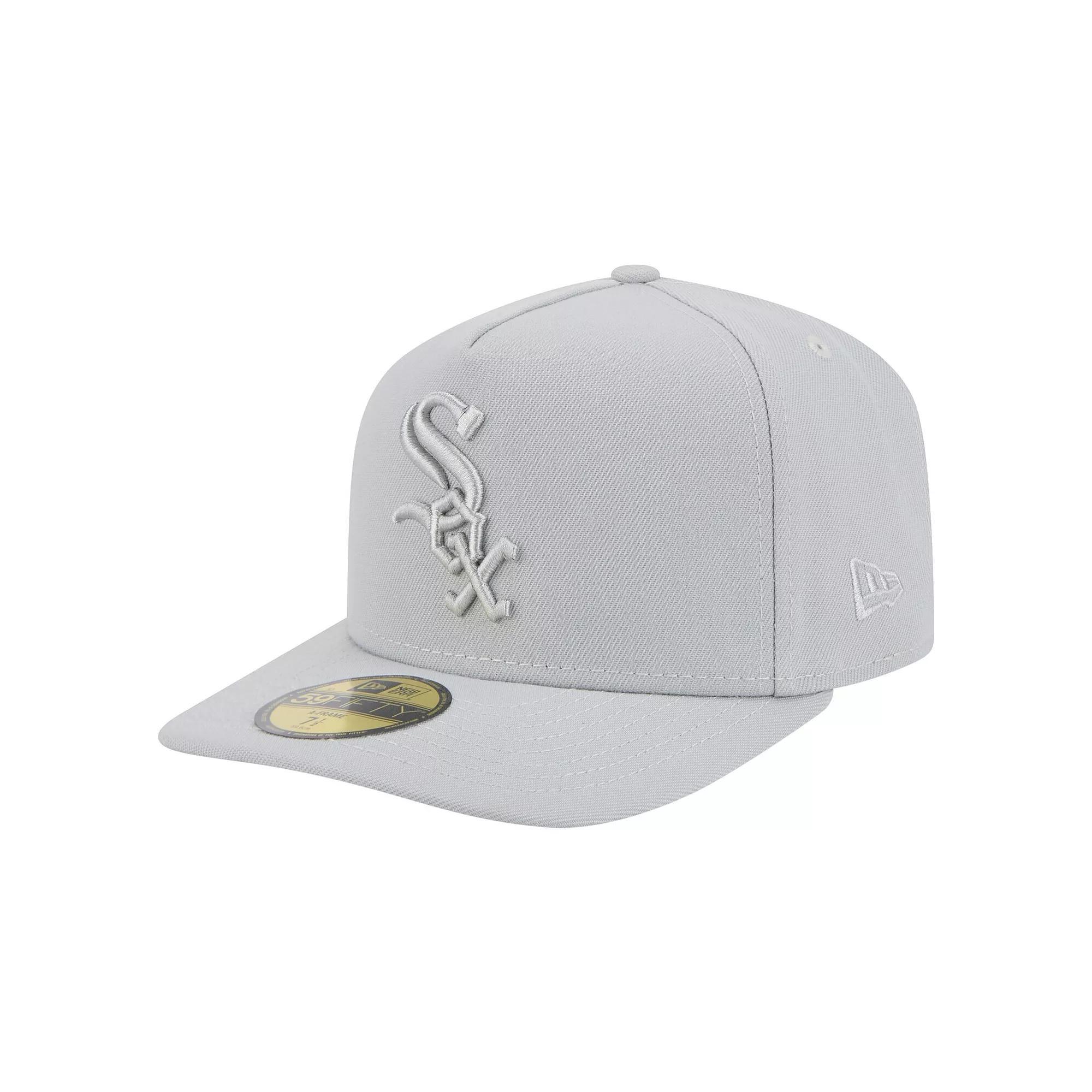 Men's New Era  Gray Chicago White Sox Colorpack 59FIFTY Fitted Hat, Size: 7 1/2, Grey Product Image