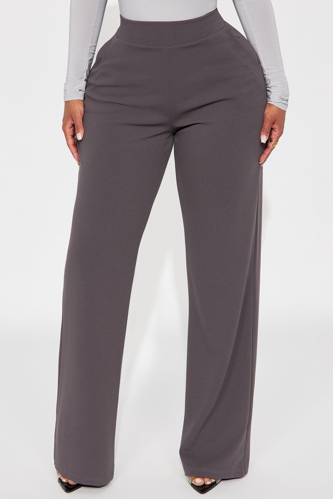 Celine Aria Wide Leg Pants - Charcoal Female Product Image