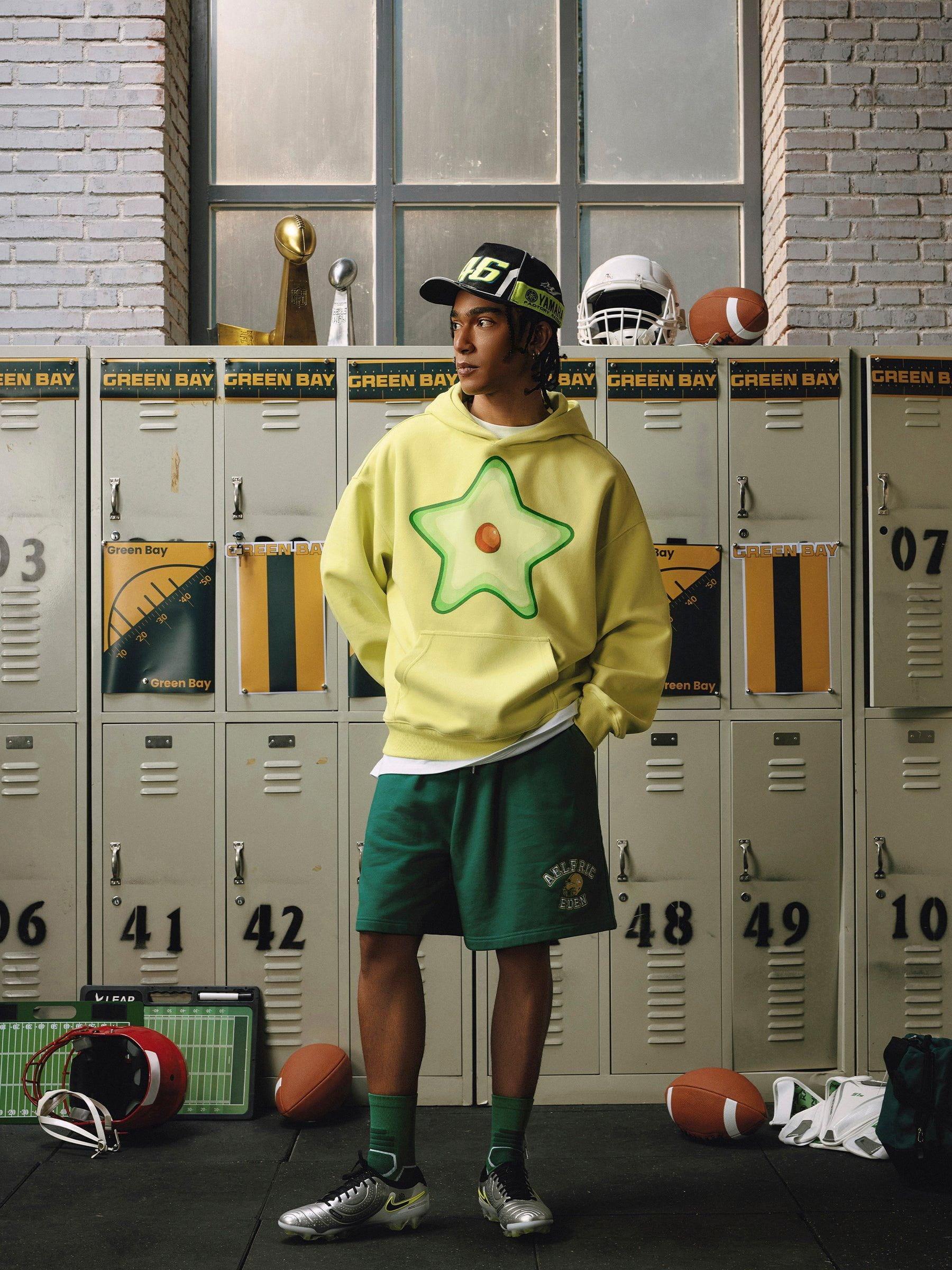 Aelfric Eden Avocado Eden Star Hoodie Product Image