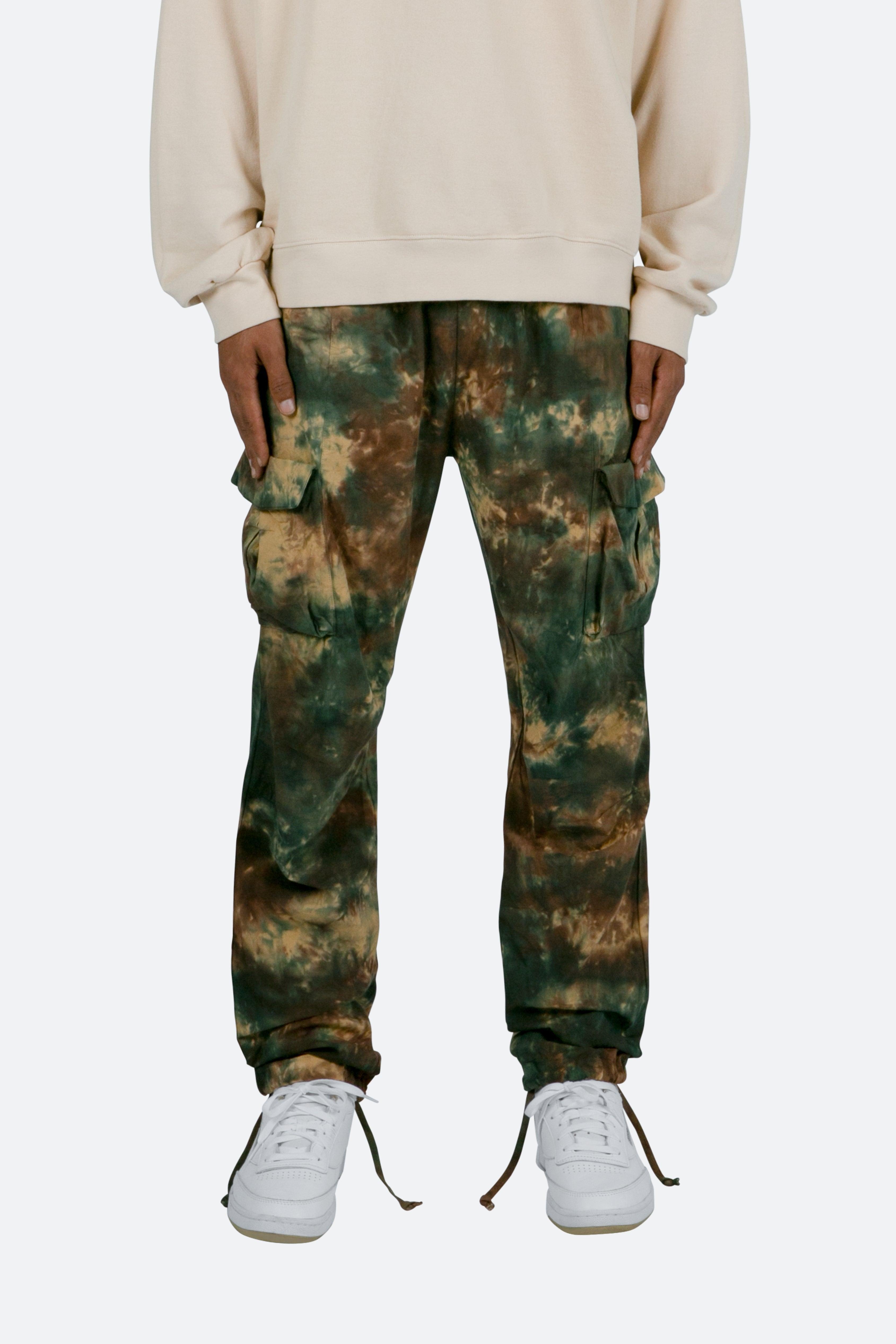Washed Camo Cargo Pants - Camo Product Image