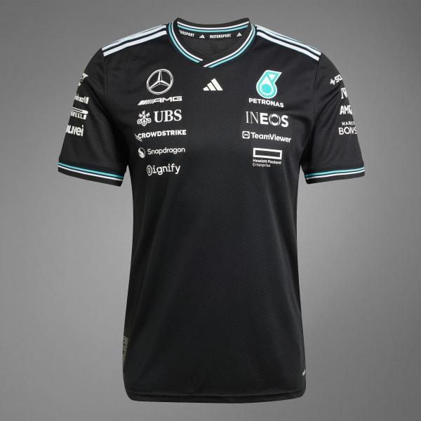 adidas MERCEDES - AMG PETRONAS FORMULA ONE TEAM DRIVER JERSEY AUTHENTIC White L Mens Product Image