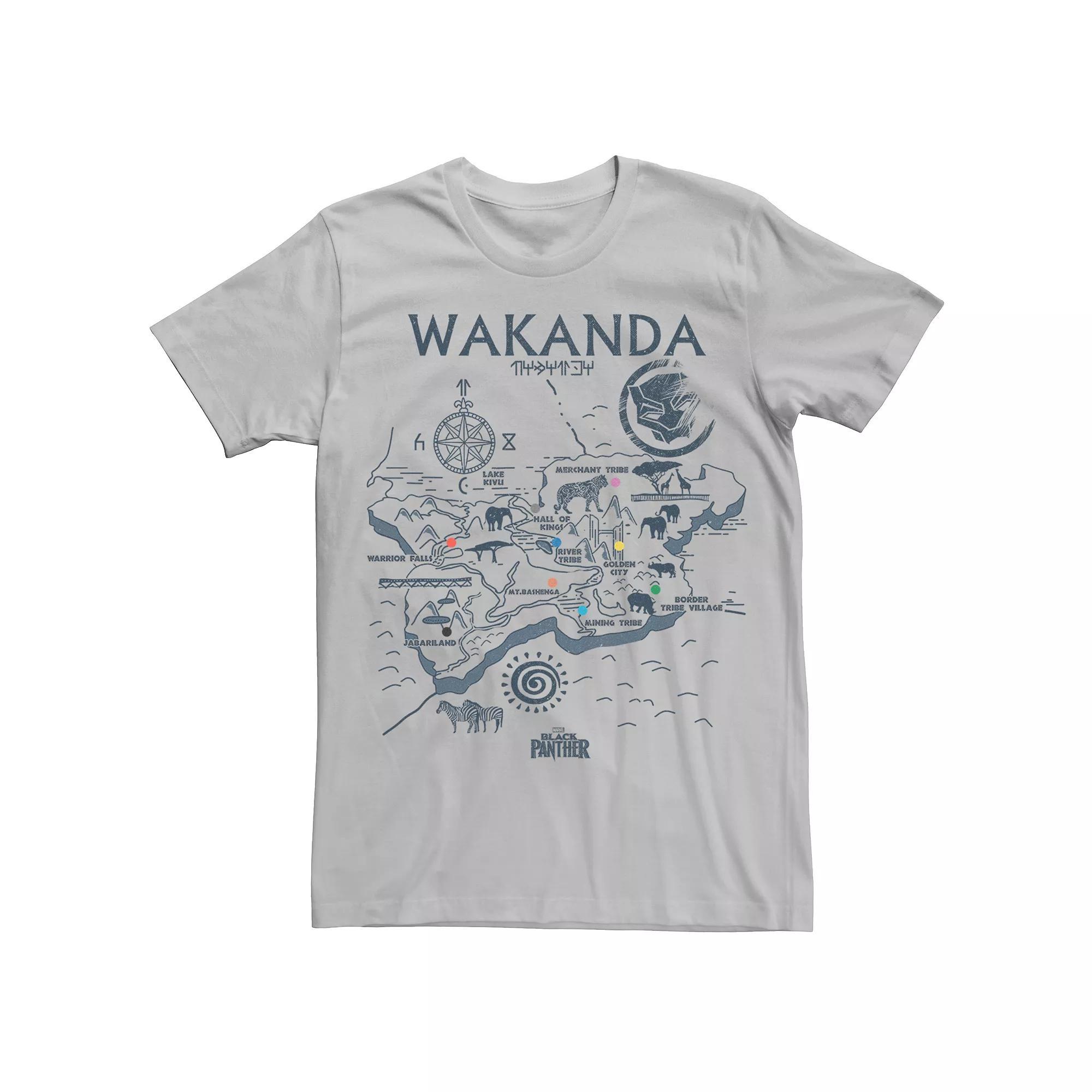 Boys 8-20 Marvel Wakanda Map Tee, Boys Product Image