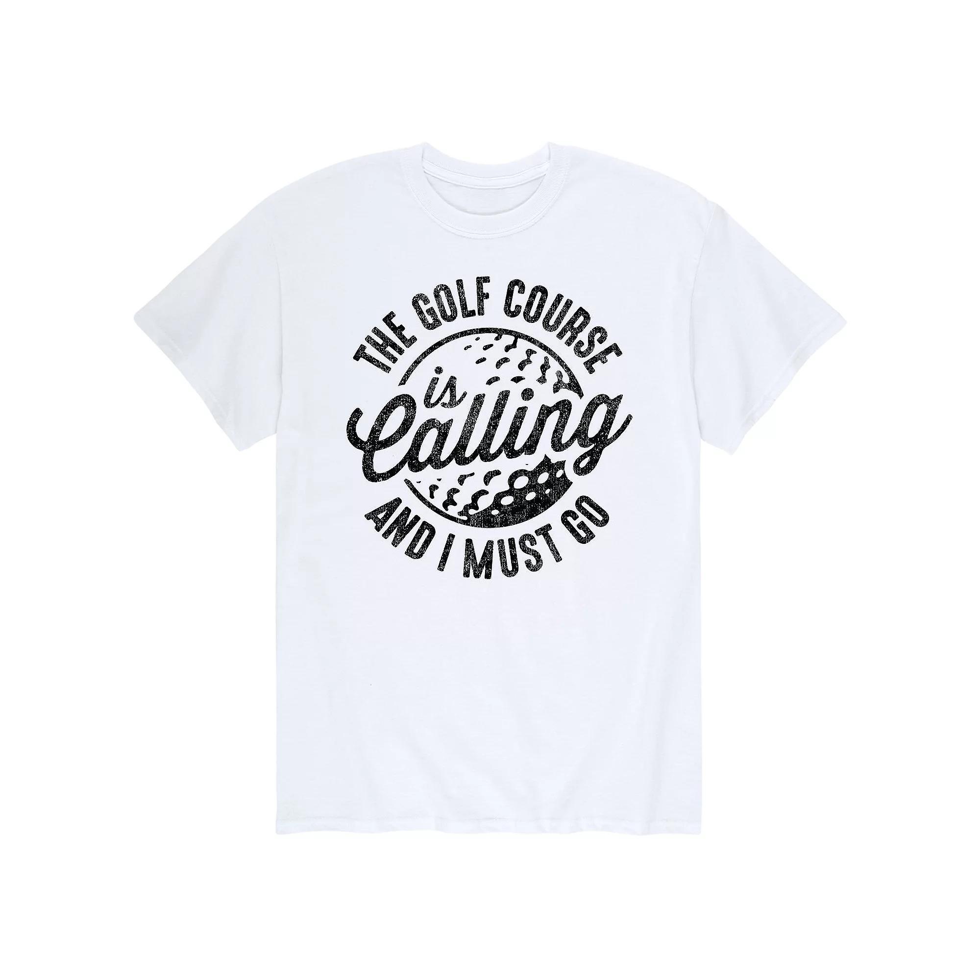 Mens The Golf Course Is Calling Tee Product Image