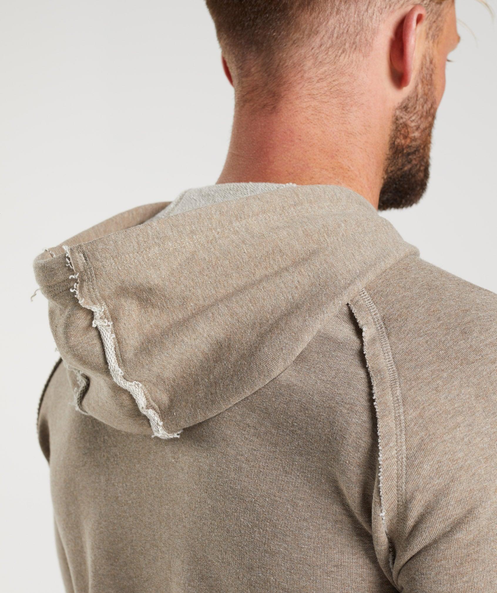 Gymshark Legacy Hoodie - Limestone Marl Male Product Image