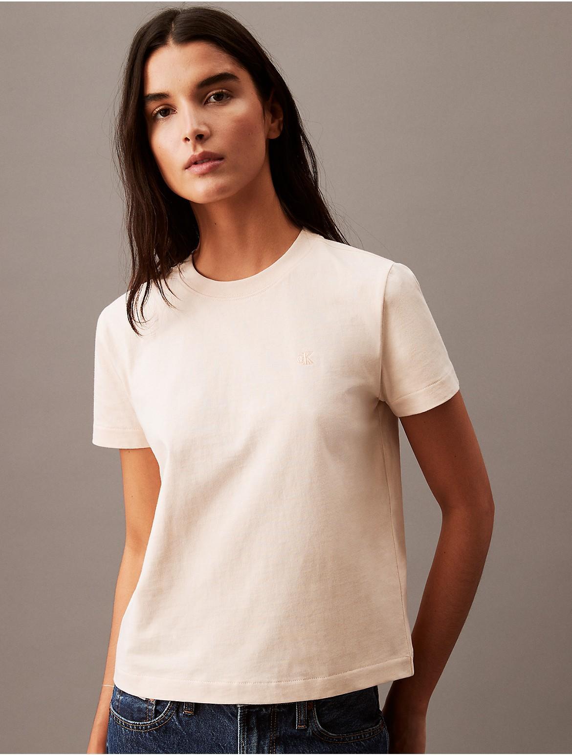 Calvin Klein Women's Archive Logo T-Shirt - Yellow - S Product Image