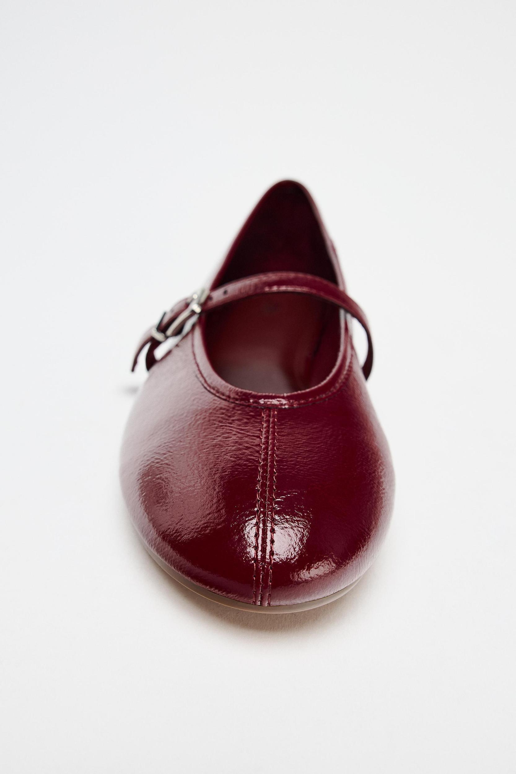 PATENT EFFECT BALLET FLATS Product Image