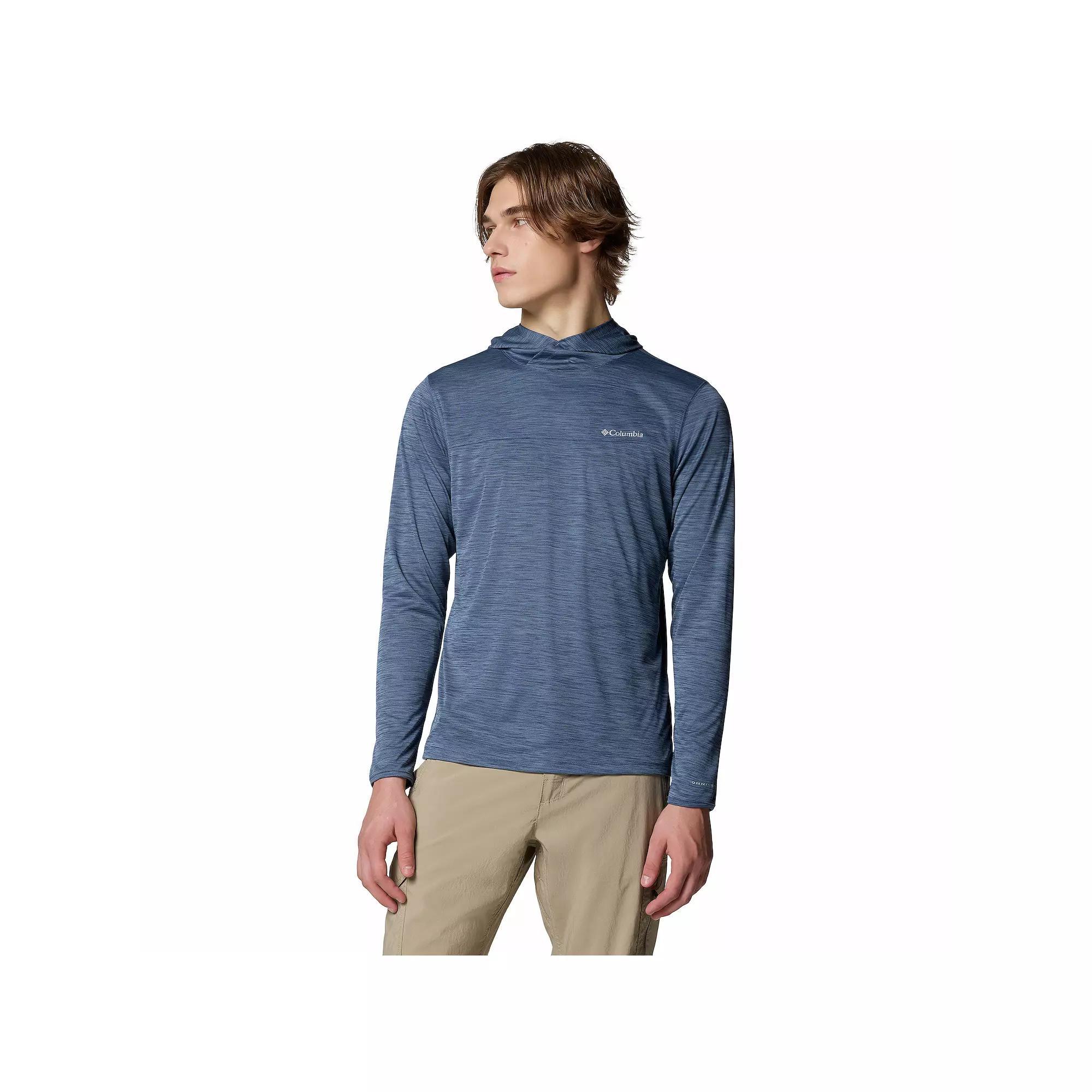 Men's Columbia Sage Peak Knit Hoodie, Size: XL, Dark Mountain Grey Product Image