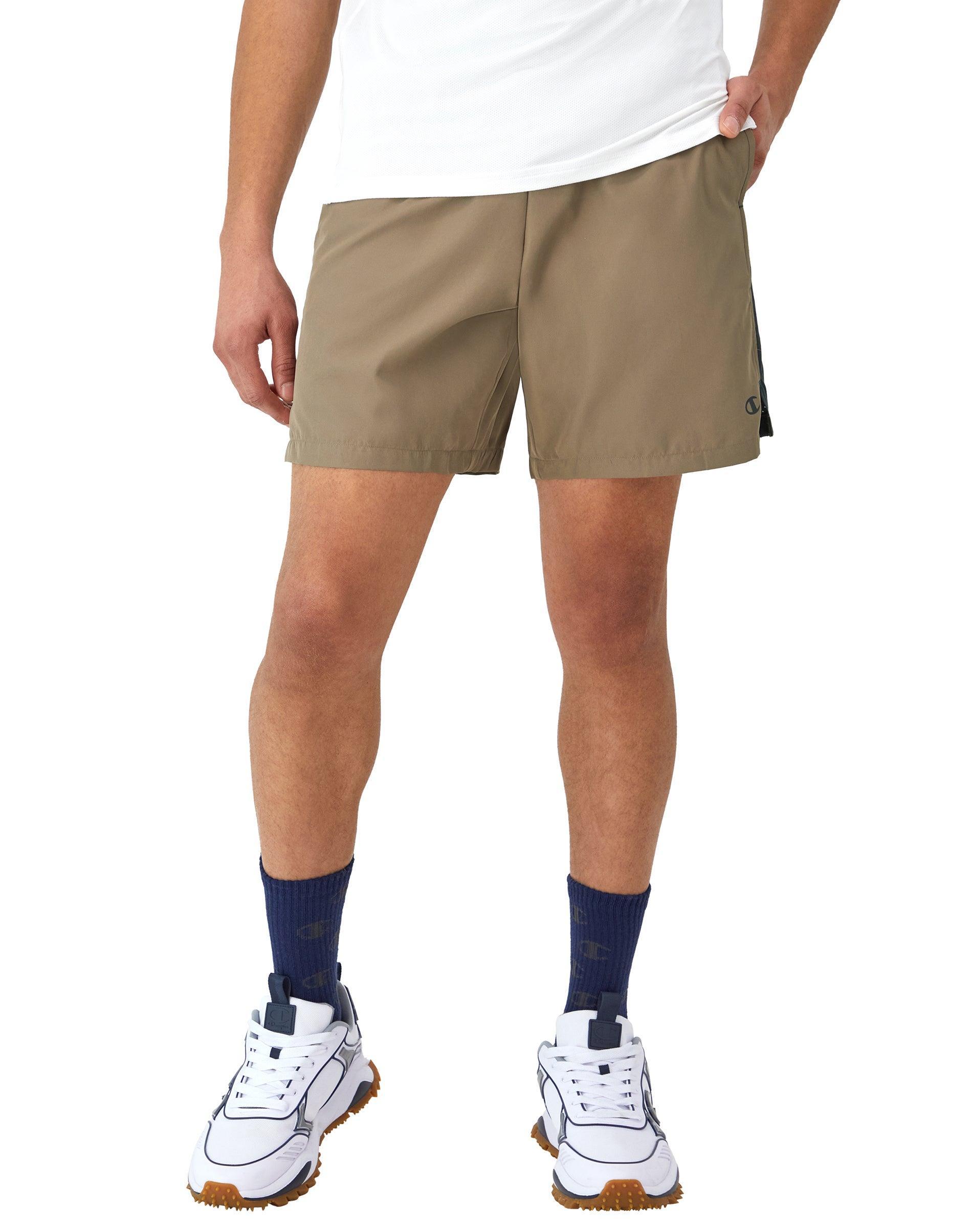 Mens Champion Woven Sports Shorts, 7 Black 2XL Product Image