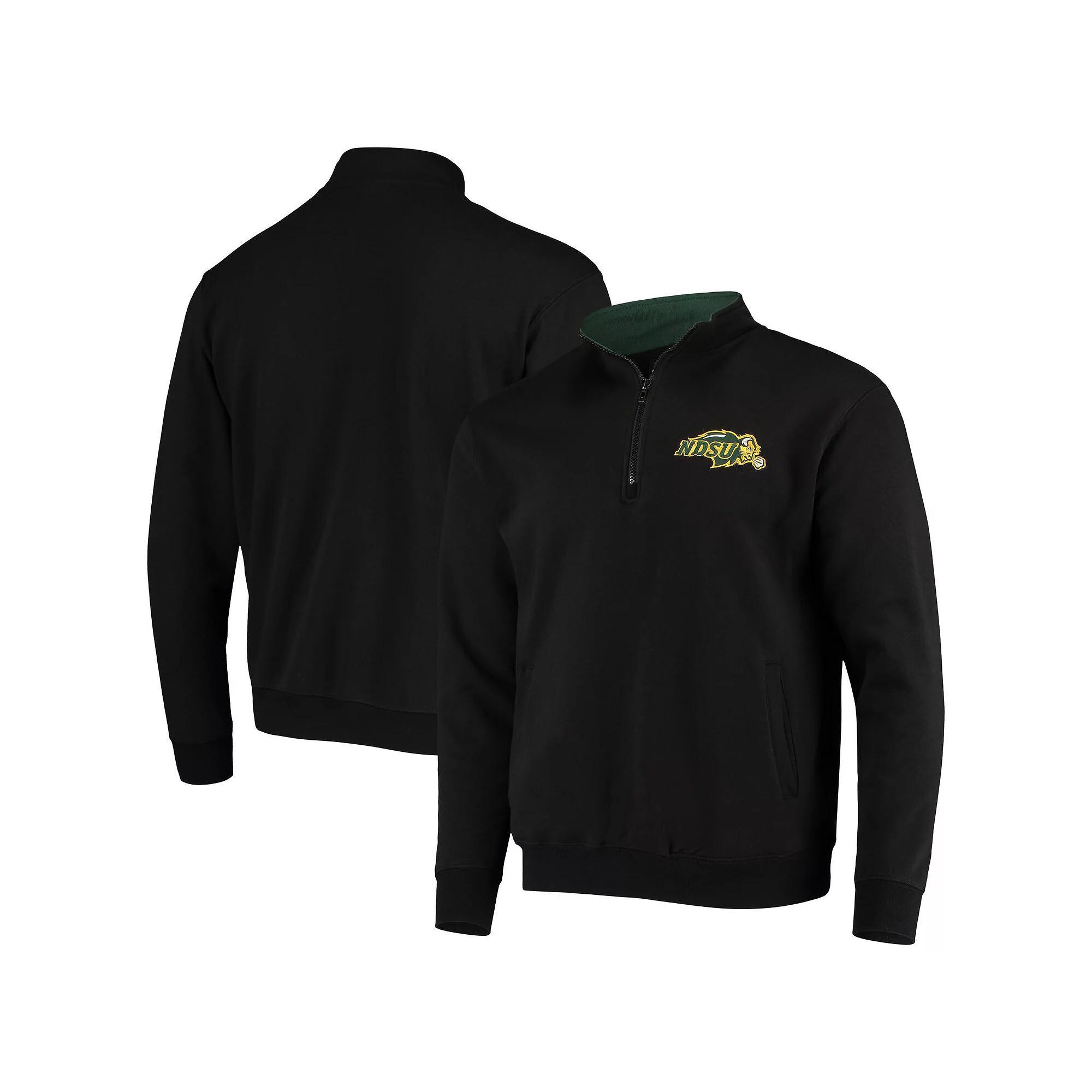 Men's Colosseum Black NDSU Bison Tortugas Logo Quarter-Zip Jacket, Size: Medium, Nds Black Product Image