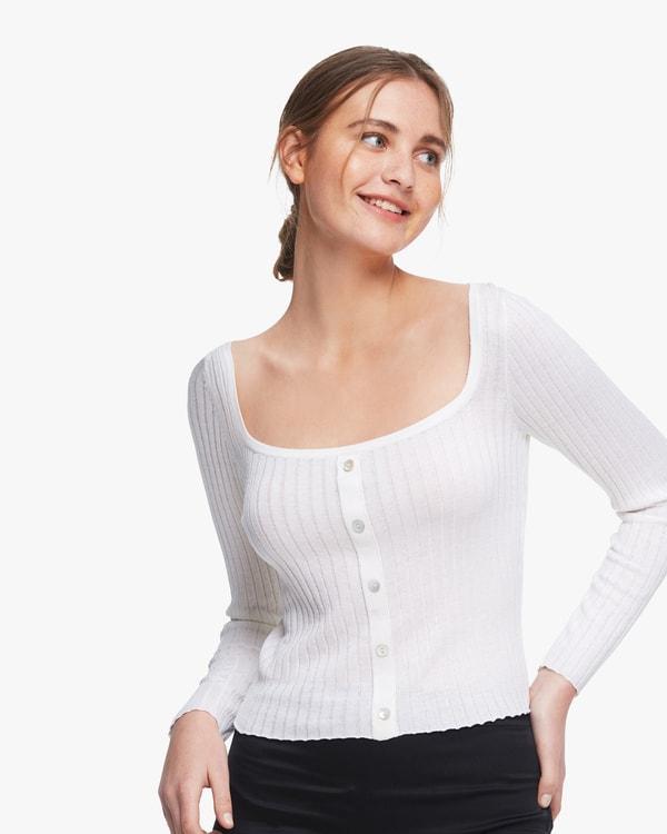 Pullover Silk Knit Women Sweater Product Image