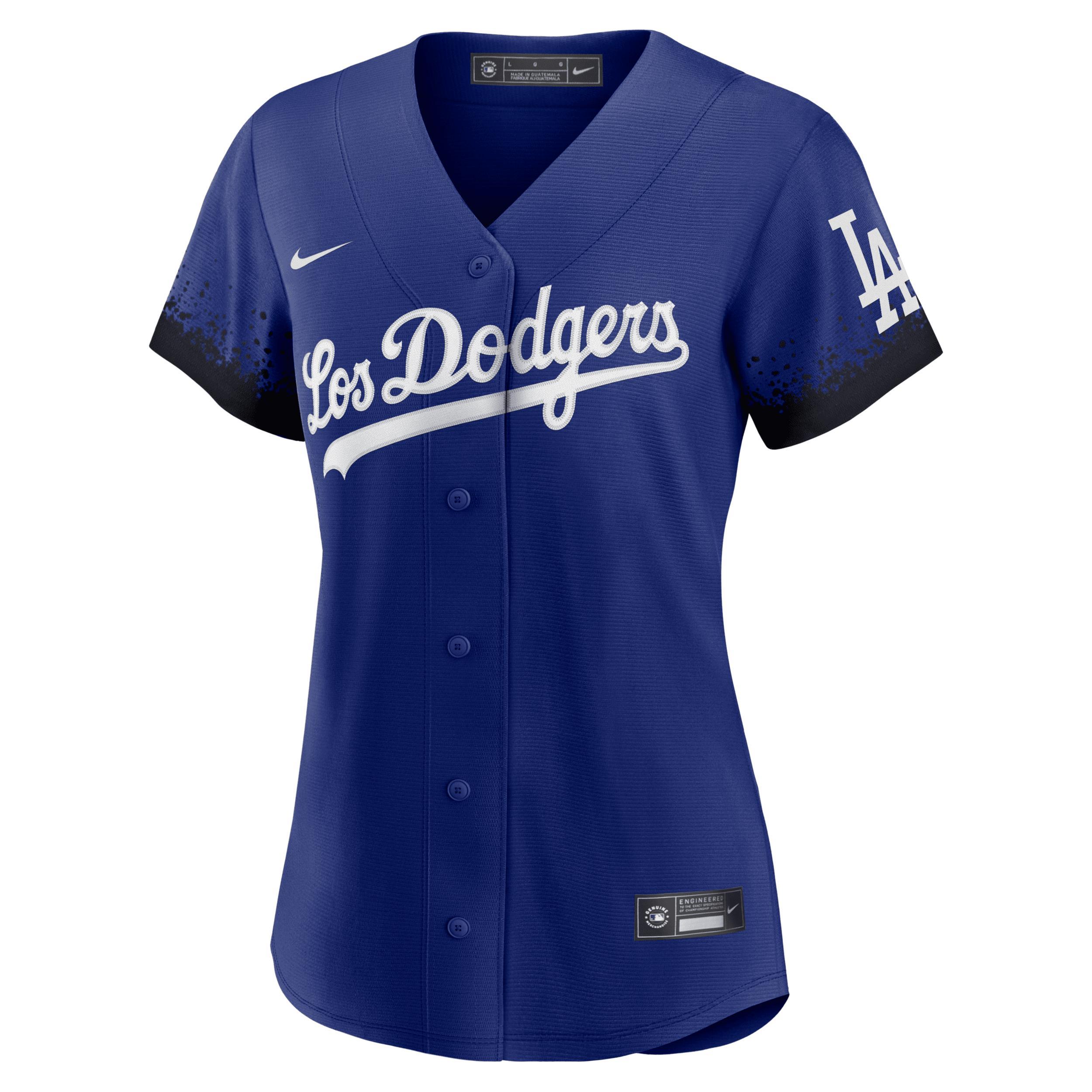 Women's Nike Navy Cleveland Guardians Alternate Official Replica Jersey, Size: Medium, Grd Blue Product Image