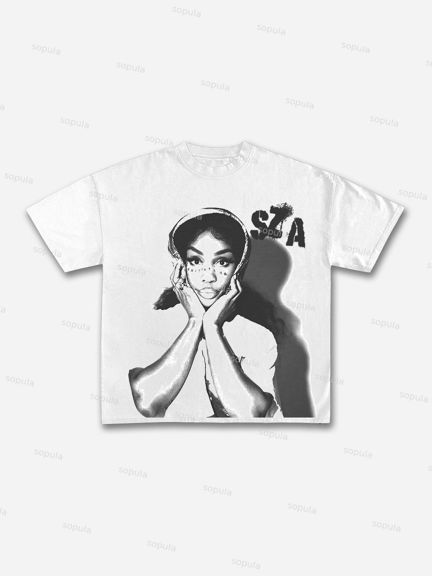 Sza Graphic Print Cotton T-shirt Product Image