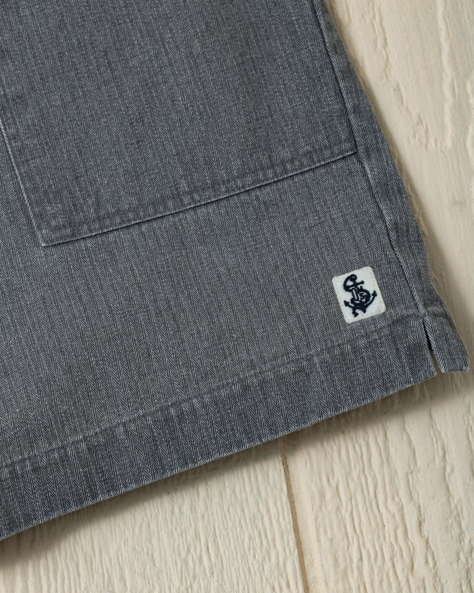 Ventura Short in Graphite Salt Washed Herringbone Product Image