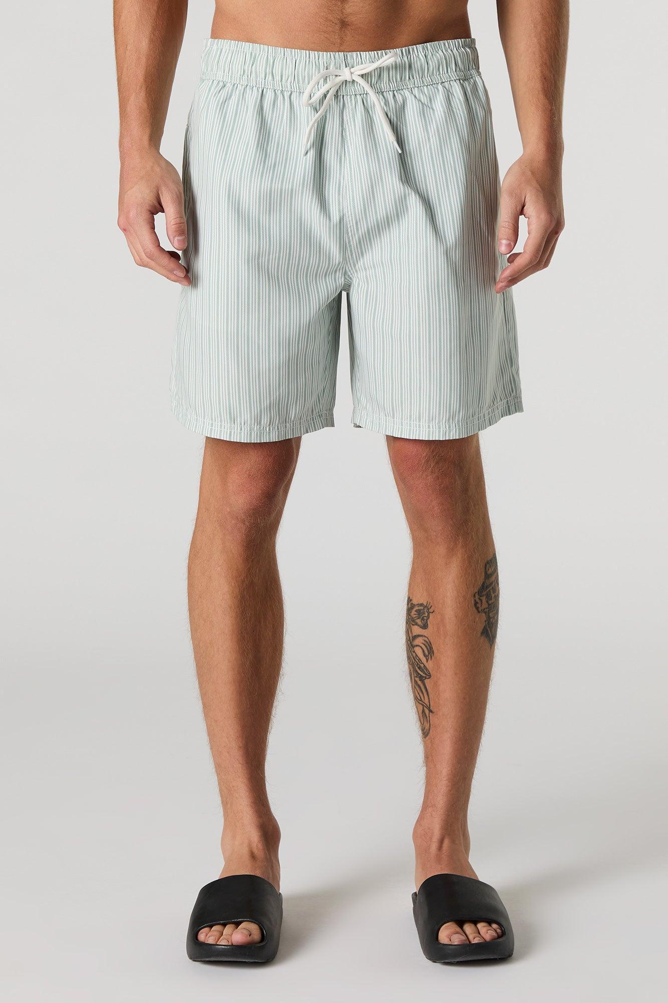 Striped Drawstring Board Short Male Product Image