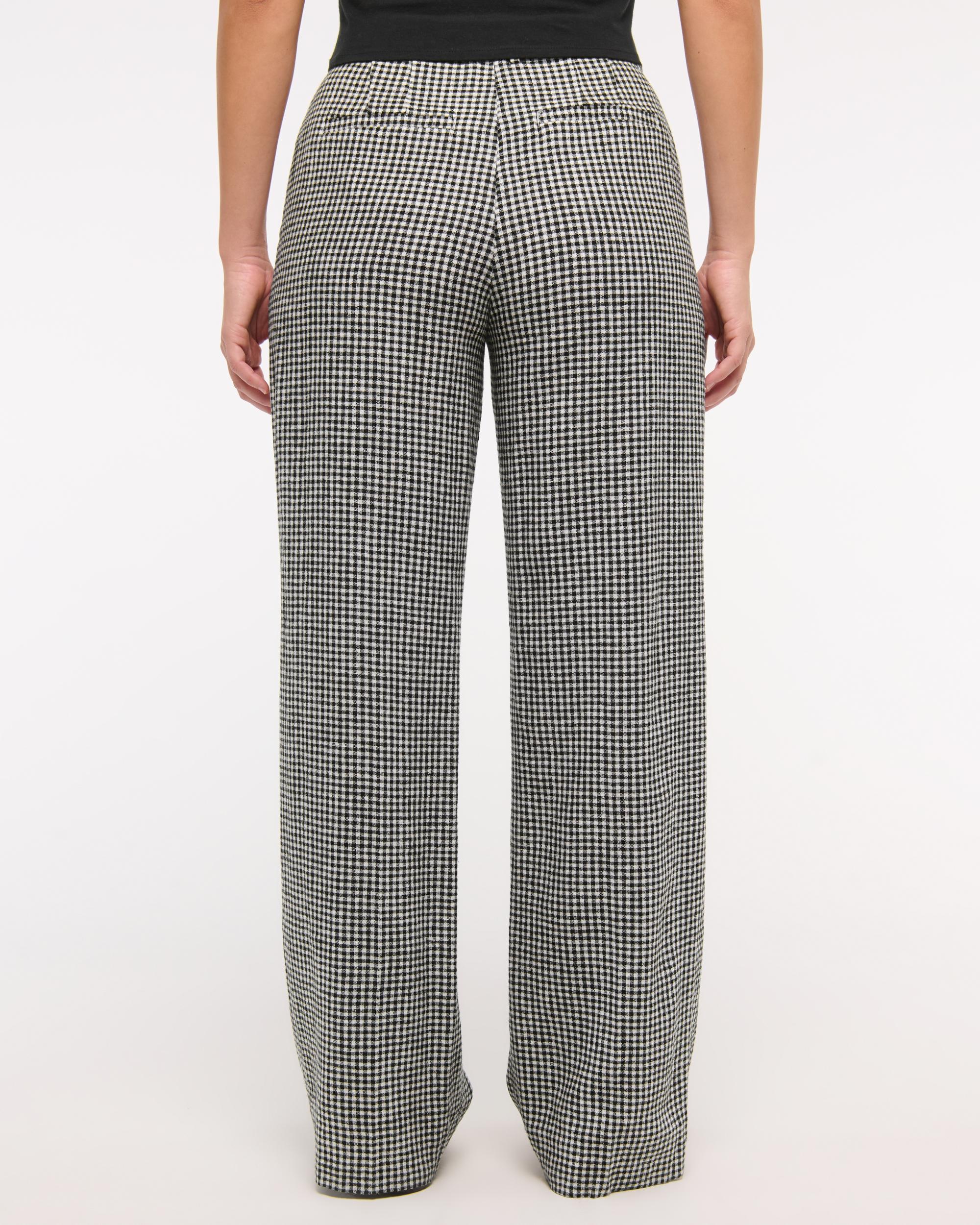 Curve Love Tailored Linen-Blend Wide Leg Pant Product Image