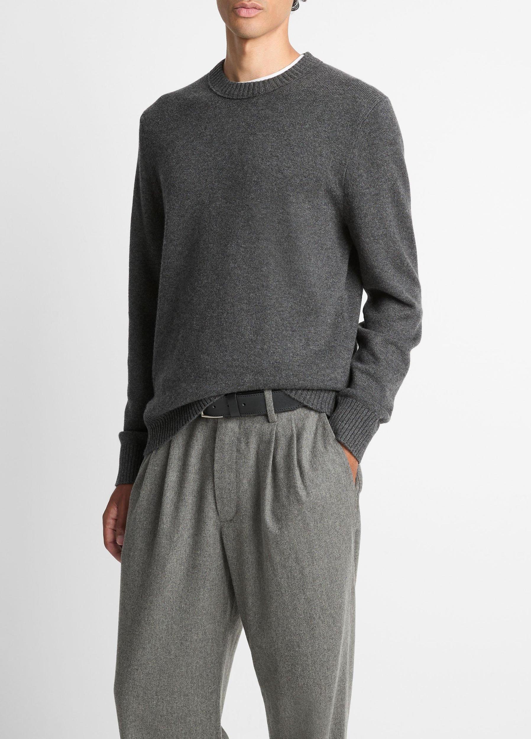 Wool-Cashmere Crew Neck Sweater Product Image