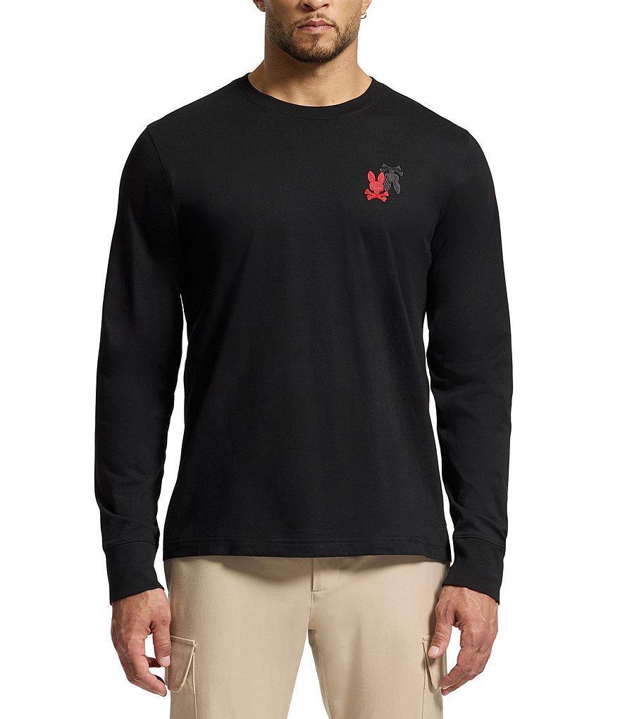 Psycho Bunny Pierce Embroidered Back Graphic Long Sleeve T-Shirt Product Image