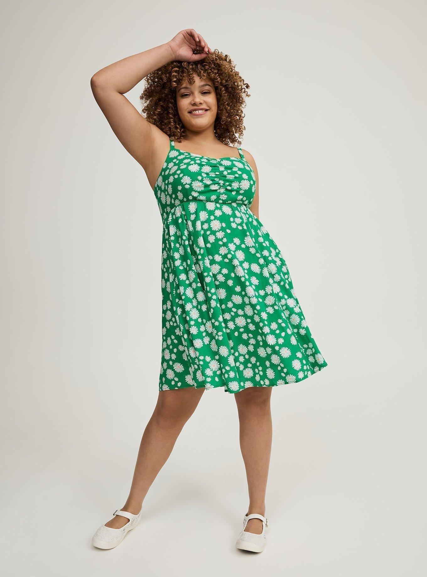 Challis Skater Mini Dress Product Image