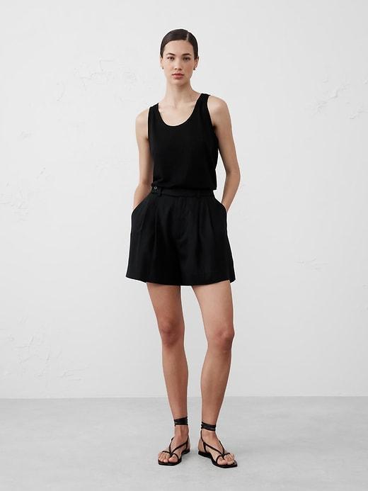 Linen-Blend Tank Product Image