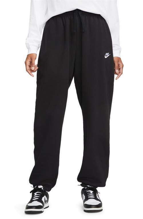 Women's Nike Sportswear Oversized Club Fleece Sweatpants, Size: Small, Black Product Image
