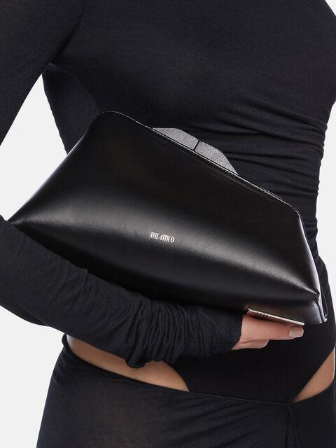 ''8.30PM'' black oversized clutch Product Image