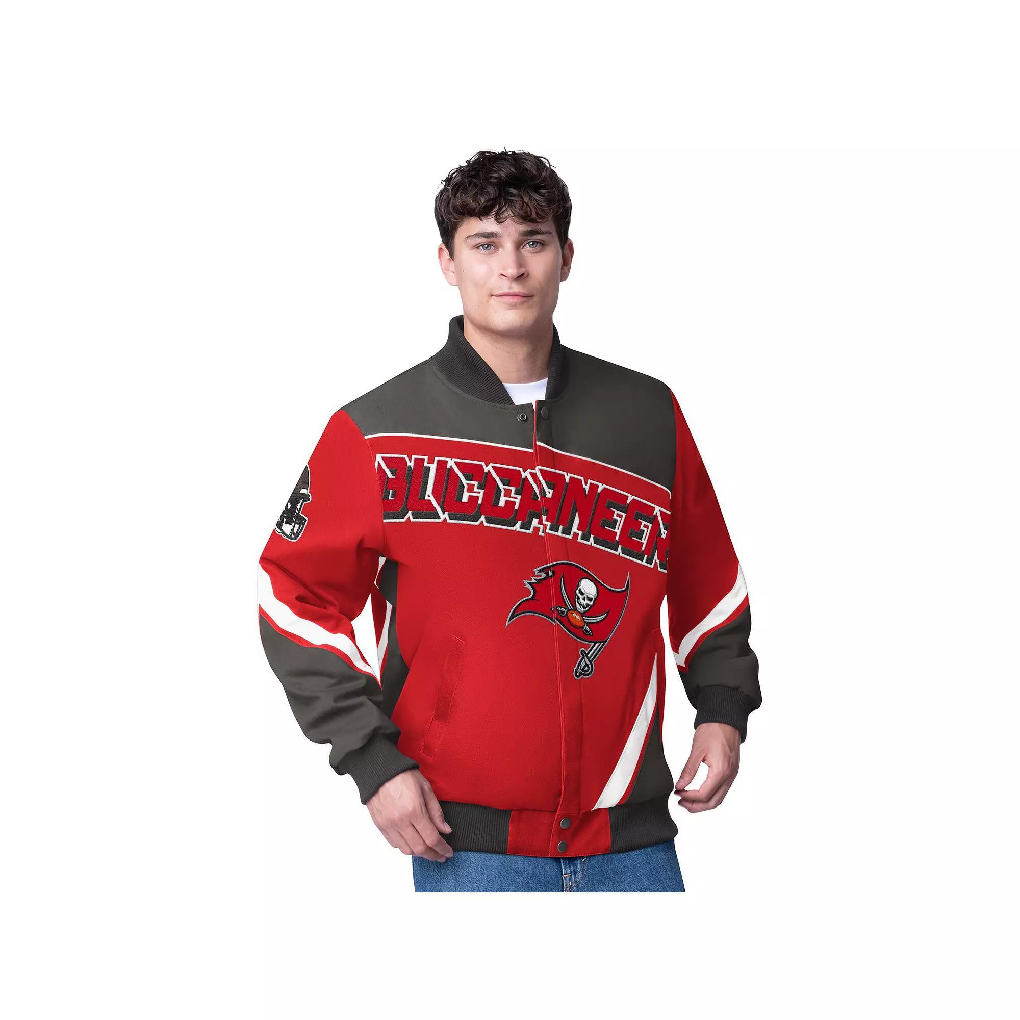 Men's G-III Extreme  Red Tampa Bay Buccaneers Maximum Racing Full-Zip Jacket, Size: 3XL Product Image