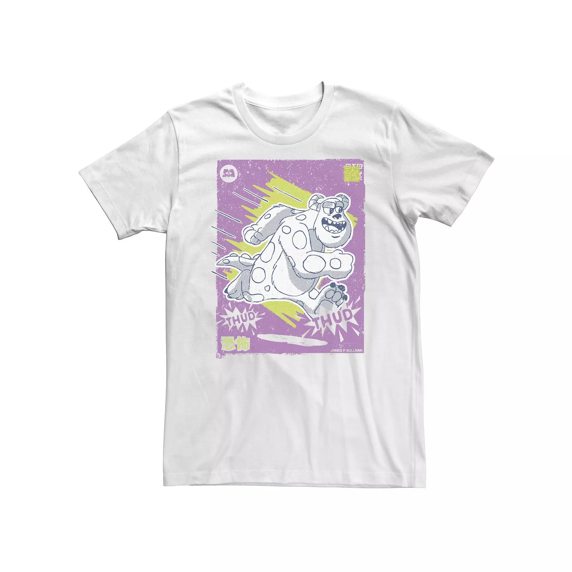 Big & Tall Disney Pixar Monsters, Inc. Sully Poster Tee, Men's, Size: XL Tall, White Product Image