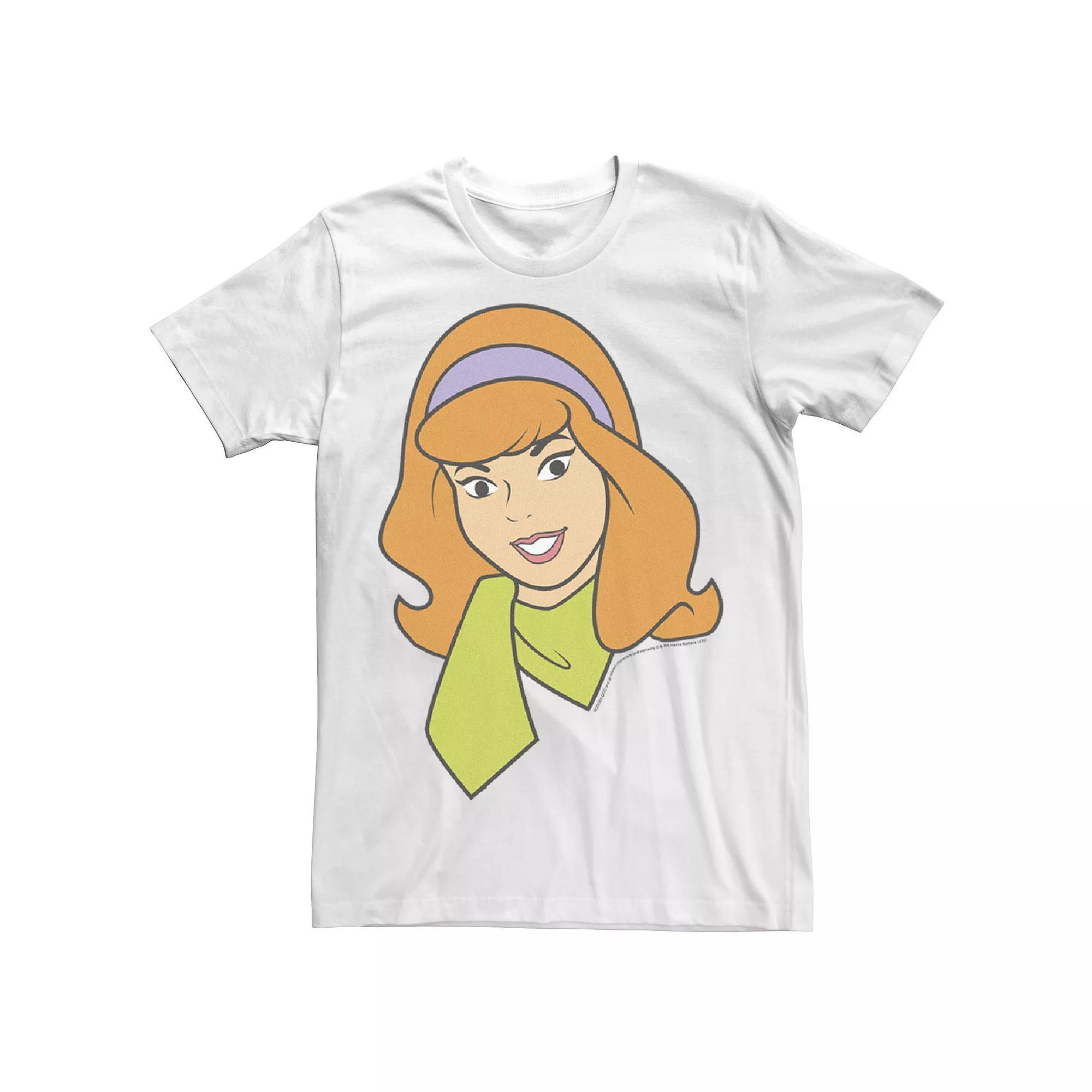 Men's Scooby Doo Daphne Large Portrait Tee, Size: XS, White Product Image
