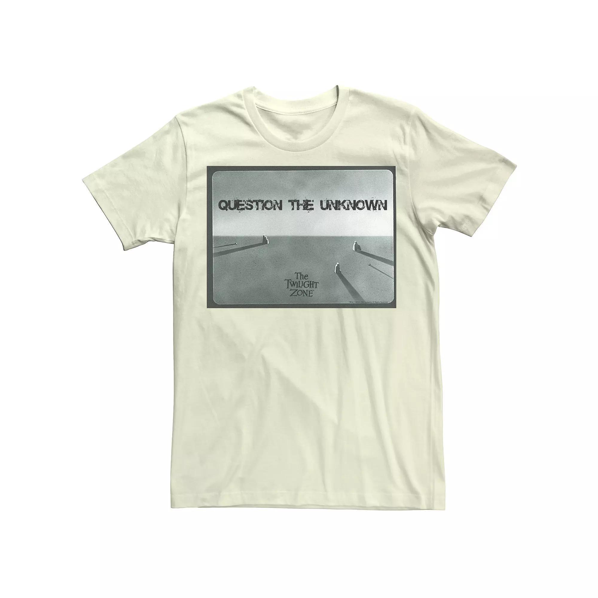 Men's Twilight Zone Question The Unknown Tee, Size: Large, Athletic Grey Product Image