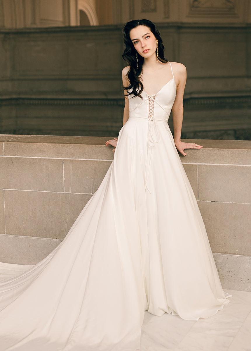 Raya Bridal Gown in Lily Female Product Image