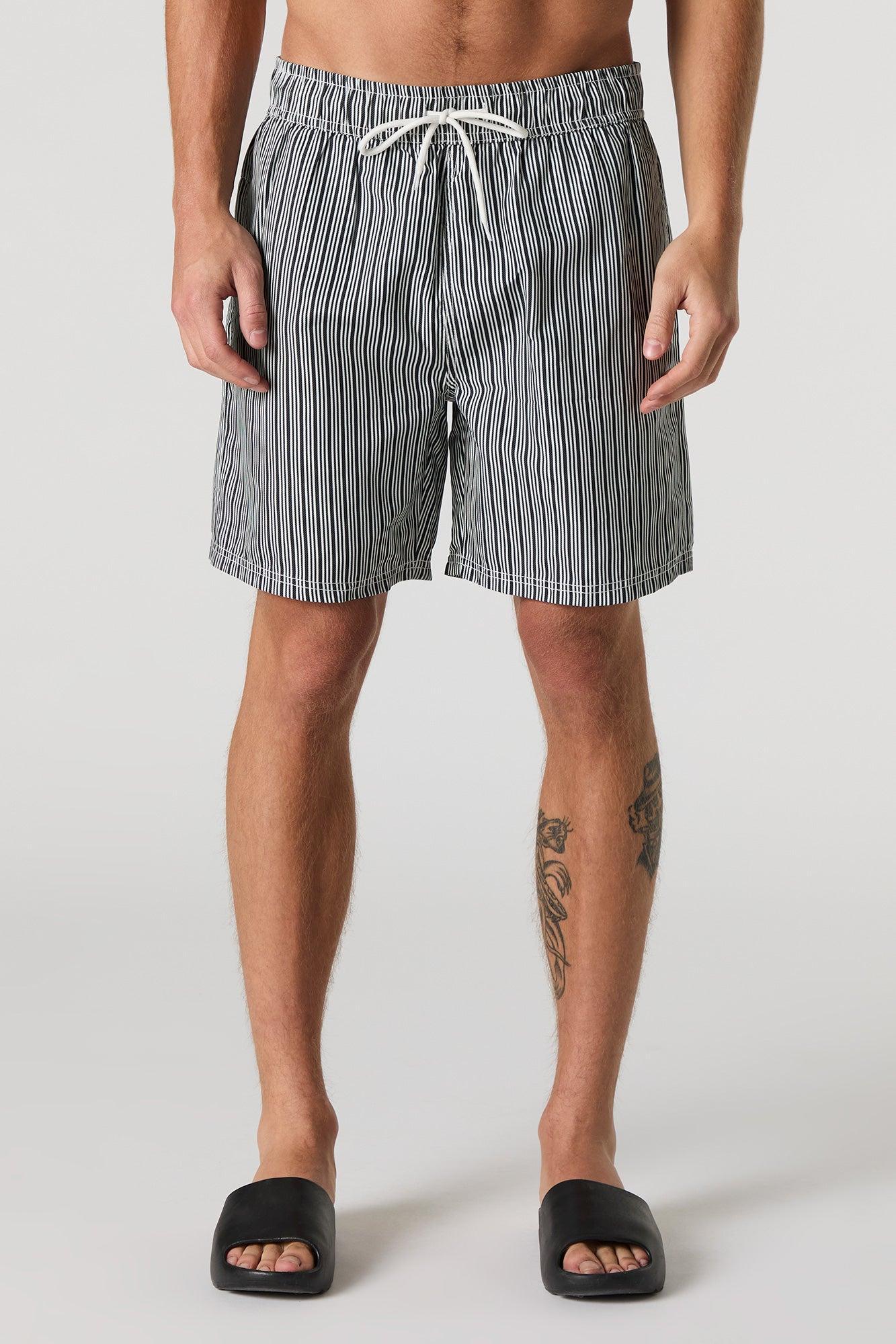 Striped Drawstring Board Short Male Product Image