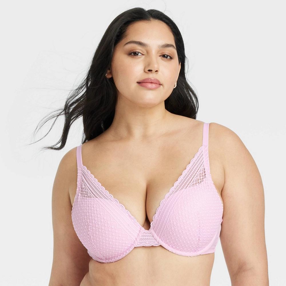 Womens Plunge Push-Up Bra - Auden Palatial 34D Product Image